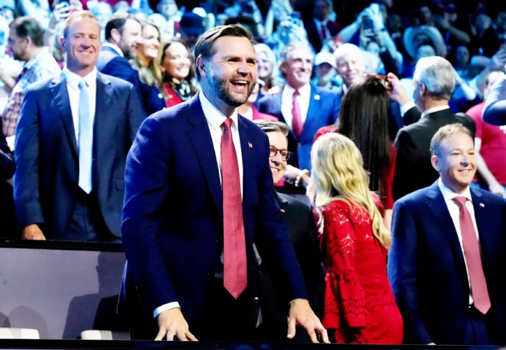 Republican midterm convention provides Vance center stage moment as party faces midterm verdict